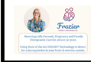 Frazier Chiropractic advertisement sample in the Lincoln Local Spotlight mailer